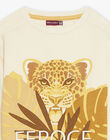 Sweat Jacquard vanille FALEOPAGE / 23E3PG81SWE114