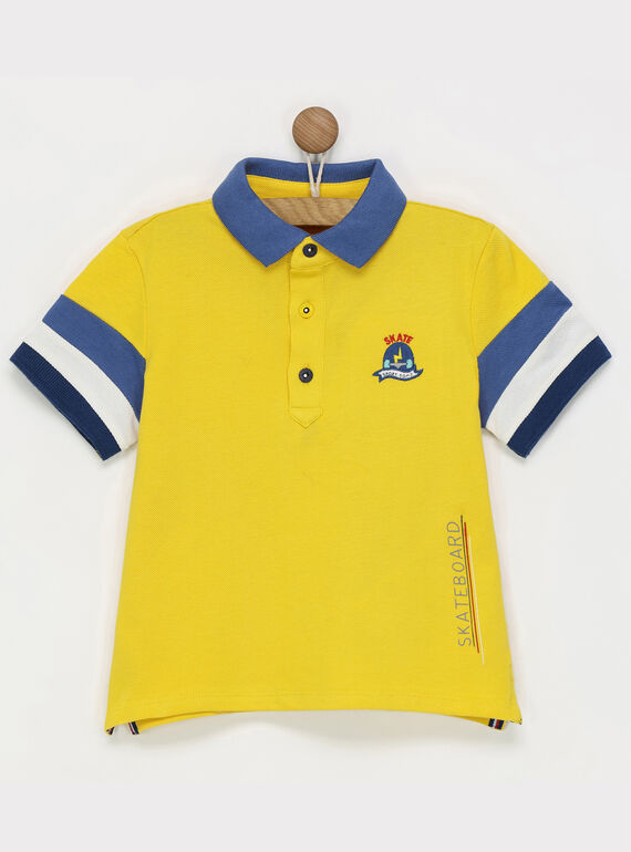 Polo jaune REBIAGE / 19E3PGC1POL412