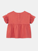 Tee Shirt Manches Courtes Rouge KIWIETTE / 24E2PFC2TMC410