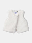 Cardigan sans manches Ivoire LATIFENE / 24H1BFT1CSM005