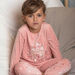Pyjama jersey princesse et son château enchanté enfant fille