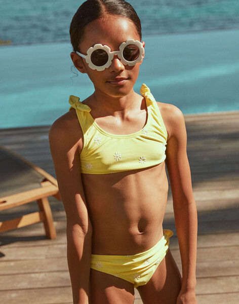 Maillot de bain 2 pièces jaune citron FRYLORETTE / 23E4PFM3D4LB104
