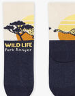 Chaussettes multicolores animation savane FACHAGE / 23E4PG81SOQ114