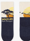 Chaussettes multicolores animation savane FACHAGE / 23E4PG81SOQ114