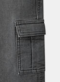 Jean Cargo Gris LADIMAGE / 24H3PGQ1JEAK004