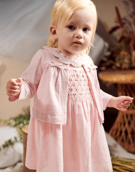 Gilet rose en jersey FAFRANY / 23E1BFI2CARD320