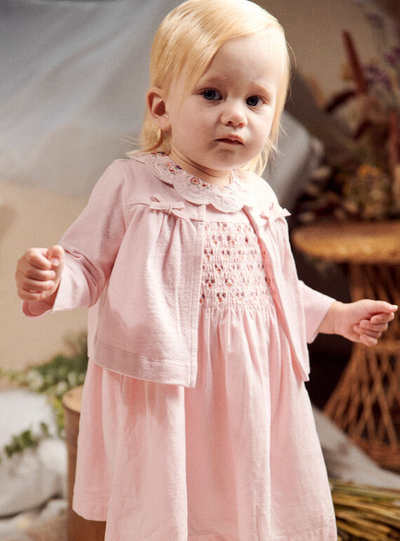 Gilet rose en jersey FAFRANY / 23E1BFI2CARD320