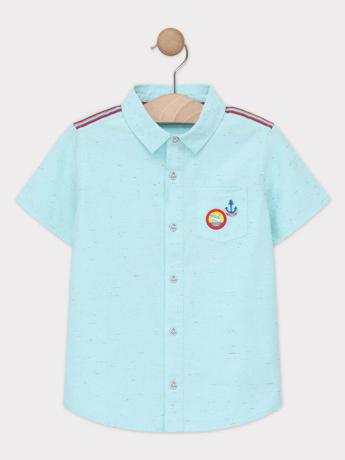 Chemise turquoise garçon : Garçon enfant | SergentMajor
