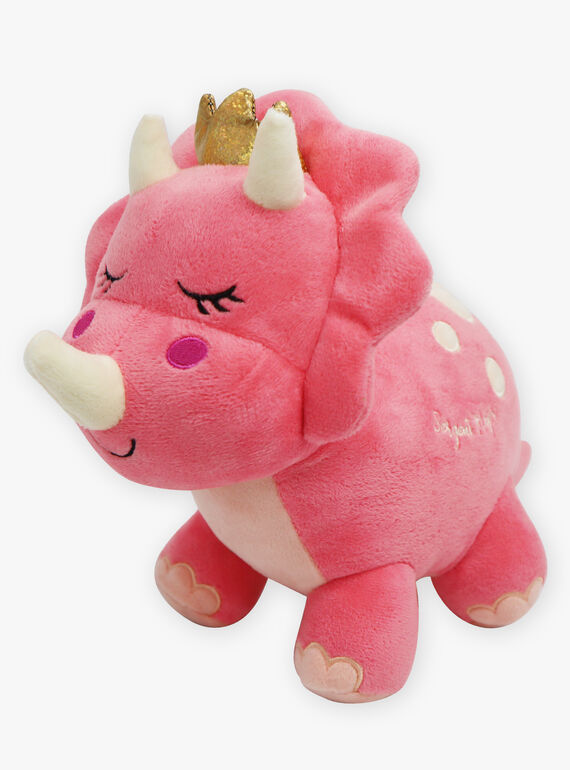 Peluche dinosaure avec couronne rose 26 cm SMAPE0023 / 21M7GM39PE2099