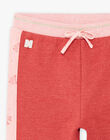 Pantalon de jogging rose bébé fille BAINA / 21H1BFJ1JGBD332