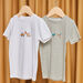 Lot de 2 T-shirts en coton biologique