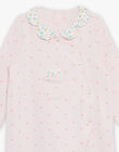 Grenouillère rose clair avec coeur FECOLINE / 23E5BF21GRE321
