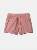 Short chambray rouge MLUSHETTE / 25E2PFQ1SHO050