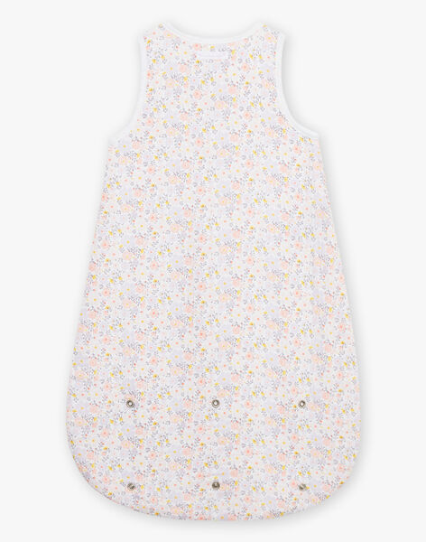 Turbulette blanche à imprimé fleurs FOVA / 23E0AMT2TUR000