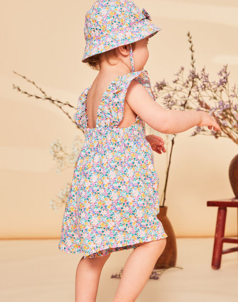 Chapeau écru à imprimé fleuri FASOLINE / 23E4BFS1CHA001
