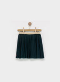 Jupe verte PAFAJOETTE / 18H2PFE1JUP060