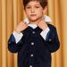 Veste en velours marine