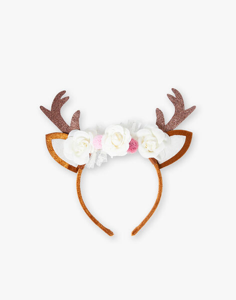 Serre Tete Cerf Orne De Fleurs Accessoires Cheveux Enfant Sergentmajor