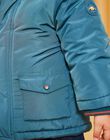 Parka bleu canard à capuche DIROMEO / 22H1BGN1PAR714