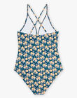 Maillot de bain 1 pièce vert émeraude à imprimé fleuri FRYSEF / 23E2FFM1D4K608