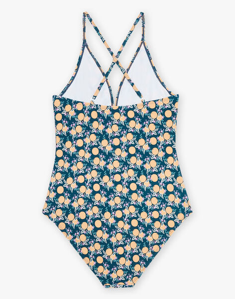 Maillot de bain 1 pièce vert émeraude à imprimé fleuri FRYSEF / 23E2FFM1D4K608