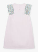 Chemise de nuit rose à imprimé papillons FLODETTE / 23E5PF32CHN328