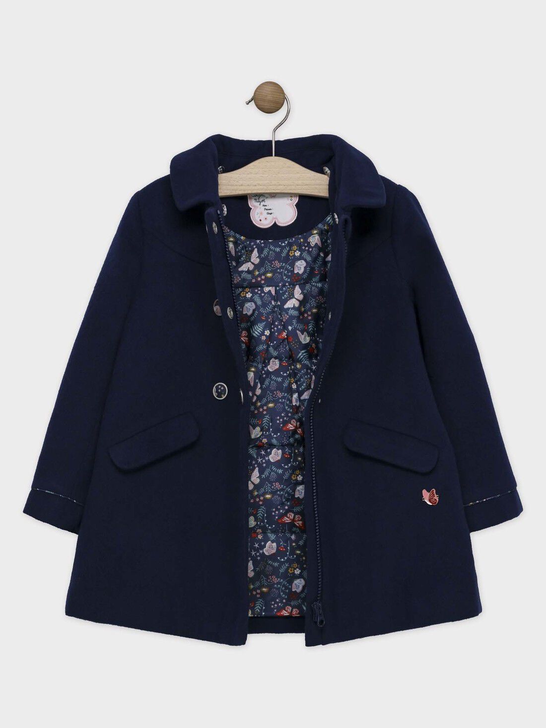 Sergent major fille manteau