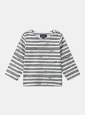 Tshirt à manches longues rayé LAOLIVIER / 24H1BGQ1TML001