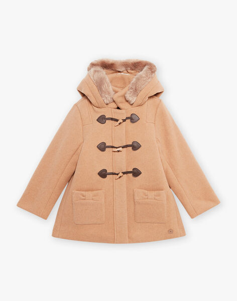 Duffle coat beige foncé DRADUFETTE / 22H2PFM2MANA014