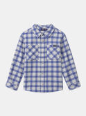 Chemise à Carreaux Bleu MEMINAGE / 25E3PG81CHM001