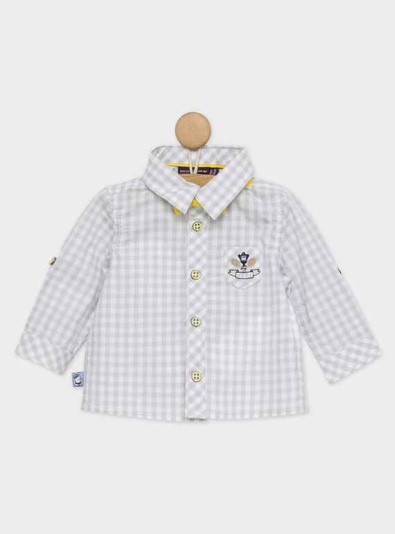 Chemise grise RYDORIAN / 19E1BGS1CHM904
