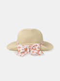 Chapeau de paille avec noeud MLOBOBETTE / 25E4PFP1CHAE413
