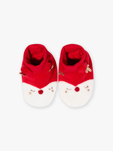 Chaussettes rouges de Noël bébé fille BUMARLENE / 21H5BFI1CHPF521