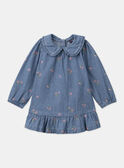 Robe en jean fleuri MAIRIS / 25E1BF91ROBP272