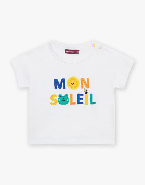 T-shirt écru à manches courtes FARABRIEL / 23E1BGS2TMC001