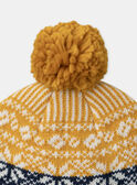 Bonnet jacquard tricolore LISTANAGE / 24H4PG72BONB106