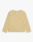 Sweat écru à fleurs et sequins réversibles FASWETTE / 23E2PF81SWE001