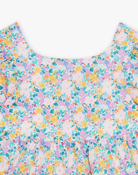 Blouse écrue à imprimé fleuri FLECHETTE / 23E2PFS1CHE001