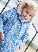 Imperméable 2-en-1 bleu enfant fille CLAFLETTE / 22E2PFG1IMP208