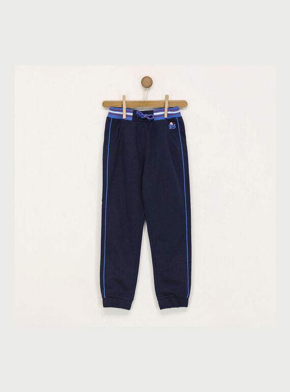 Bas de jogging bleu marine RABOTAGE 2 / 19E3PGB2JGB070