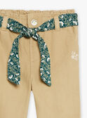 Pantalon beige en twill GACERISE / 23H1BF81PAN626