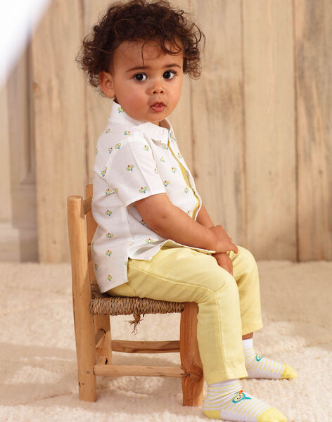 Pantalon Jaune En Toile Bebe Garcon Zest Club Bebe Sergentmajor