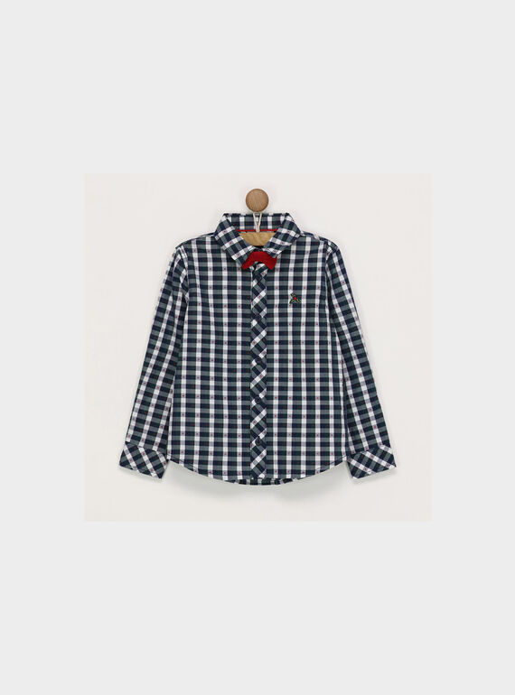 Chemise bleu marine PUIZOAGE / 18H3PGR1CHM713