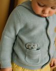 Gilet epais en mailles vert d'eau DADEAN / 22H1BGD2GIL631