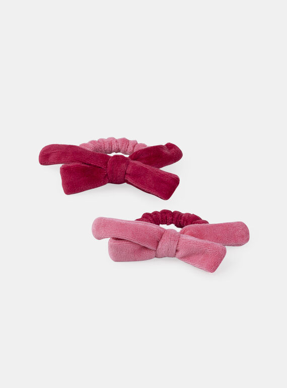 Lot 2 chouchous bicolores MOUMETTE / 25E4PFM5ELAF518