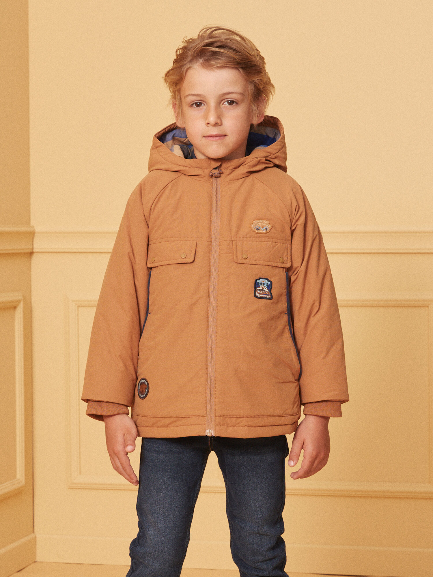 Parka 3 en 1 Camel Garcon Sergent Major