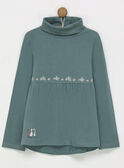 Sous pull vert PANURIETTE / 18H2PFP1SPLG619