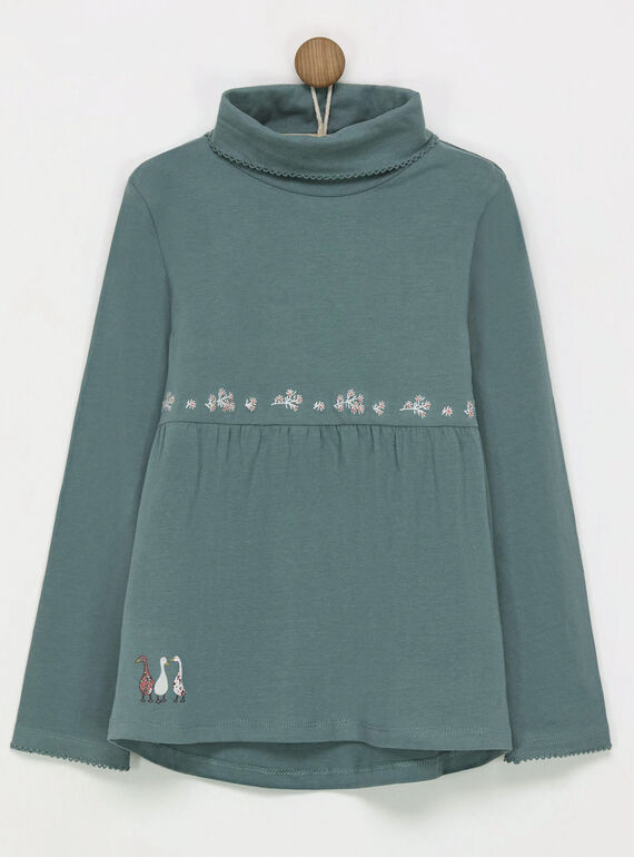 Sous pull vert PANURIETTE / 18H2PFP1SPLG619