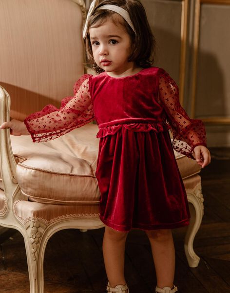 Robe en velours à manches longues DAVERA / 22H1BF61ROBF526