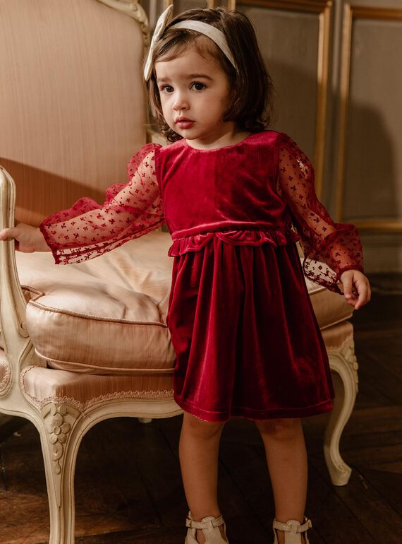 Robe en velours à manches longues DAVERA / 22H1BF61ROBF526
